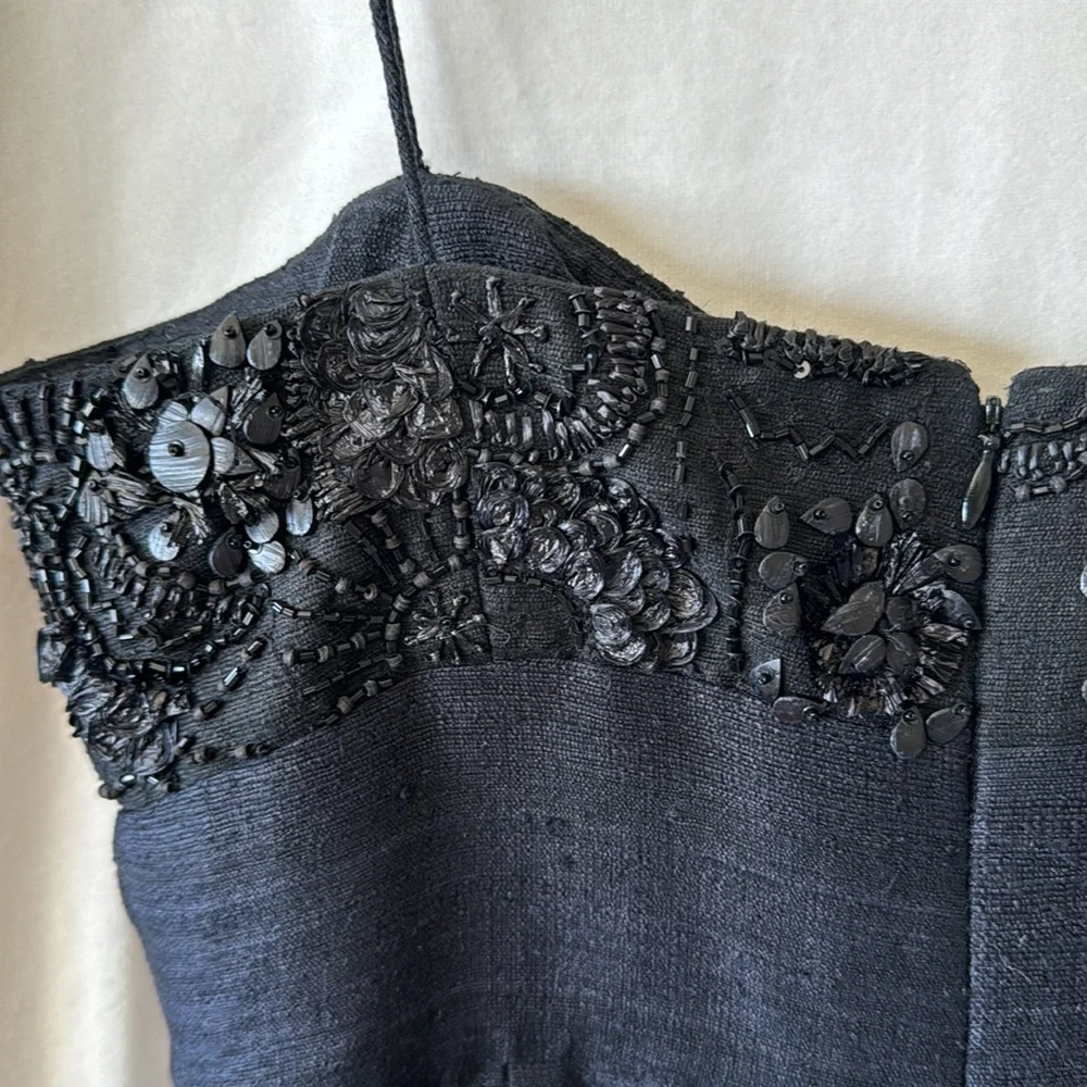 Dennis Basso silk dress size 10 - Picture 3 of 11